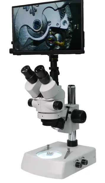 МС-LCD-4K: установка на стереомикроскоп МСП-2 (вывод изображения на монитор)